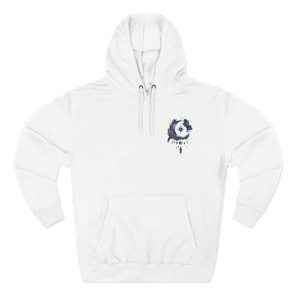 Mystic Moon Hoodie — "Trust the Signs" Celestial Fleece Pullover