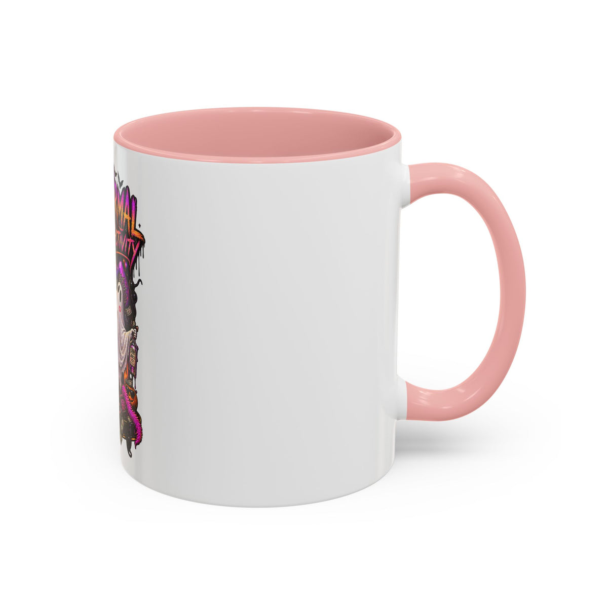 Coffee Mug — 'Paranormal Activity' Ghost Pole Dancing Halloween Accent Mug (11/15oz)