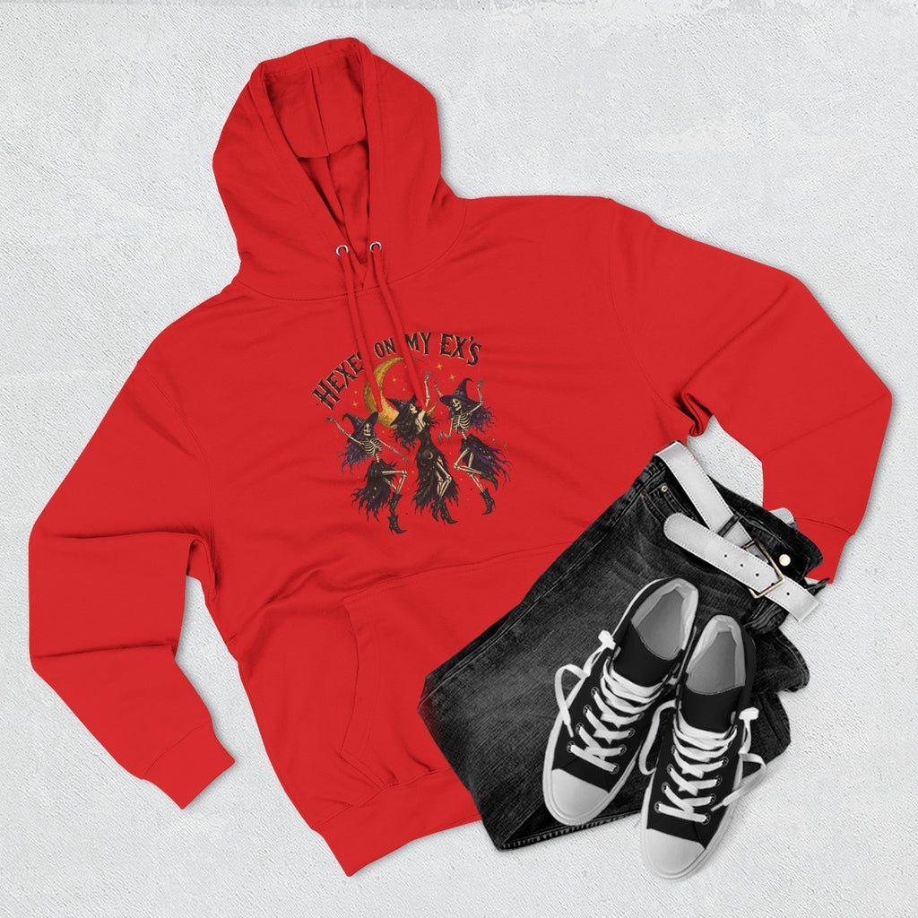 Hexes On My Exes Hoodie — Witchy Witchcraft Graphic Fleece Pullover