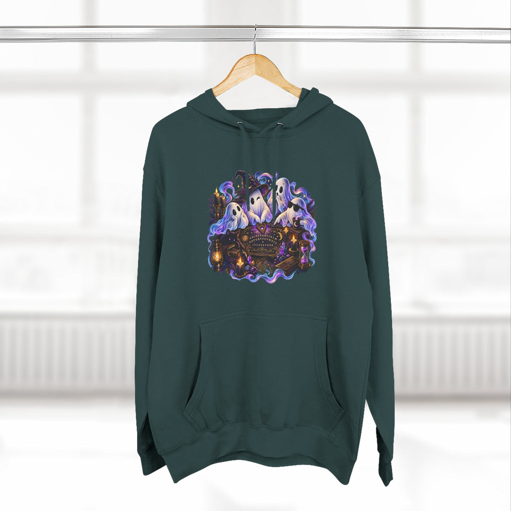 Funny Ghosts with Spirit Board Hoodie — Halloween Ghosts & Haunted Night Pullover
