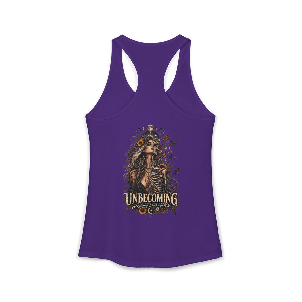 Unbecoming Woman Skeleton Gothic Tank