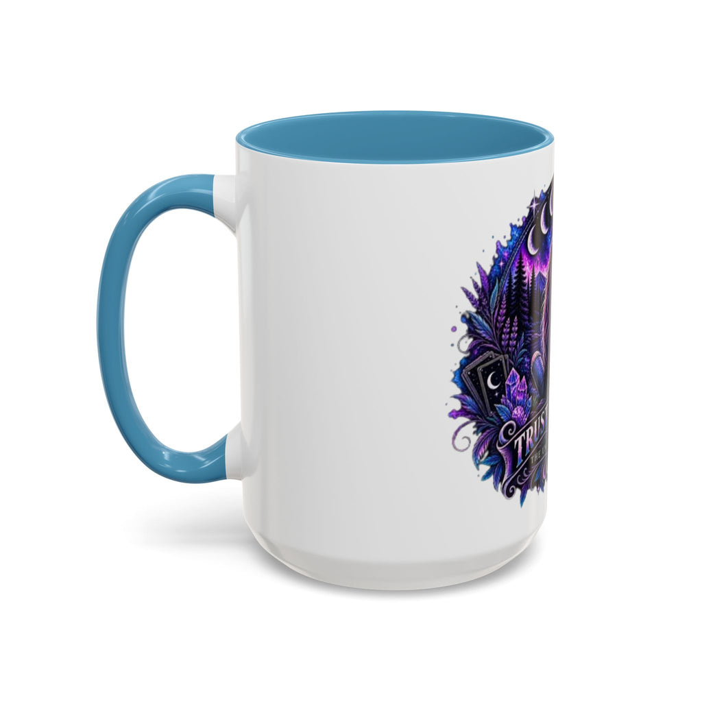Mystic Moon Coffee Mug — "Trust the Signs" Night Sky Design