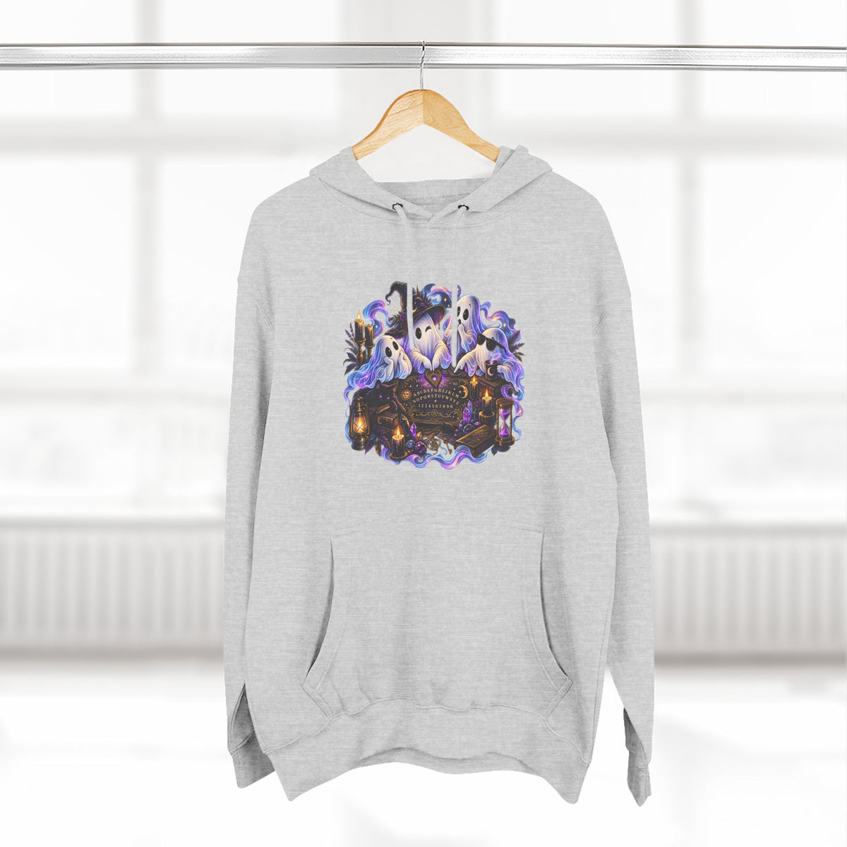 Funny Ghosts with Spirit Board Hoodie — Halloween Ghosts & Haunted Night Pullover