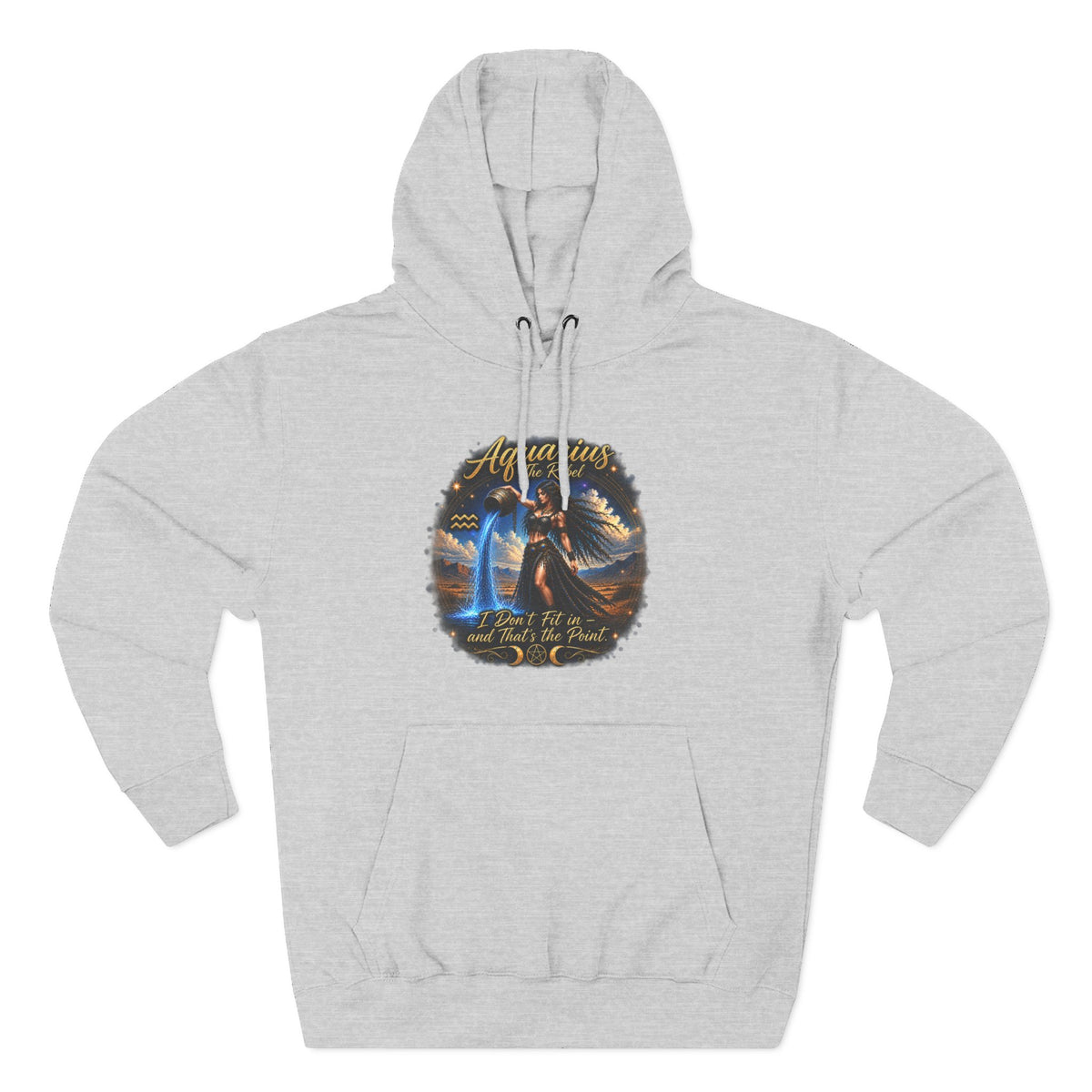 Aquarius Rebel Zodiac Hoodie