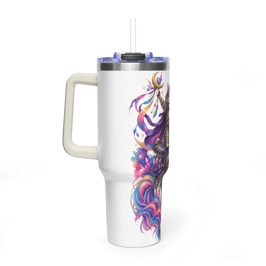 40oz Magical Unicorn Cat Tumbler – Colorful Fantasy Vacuum Insulated Cup