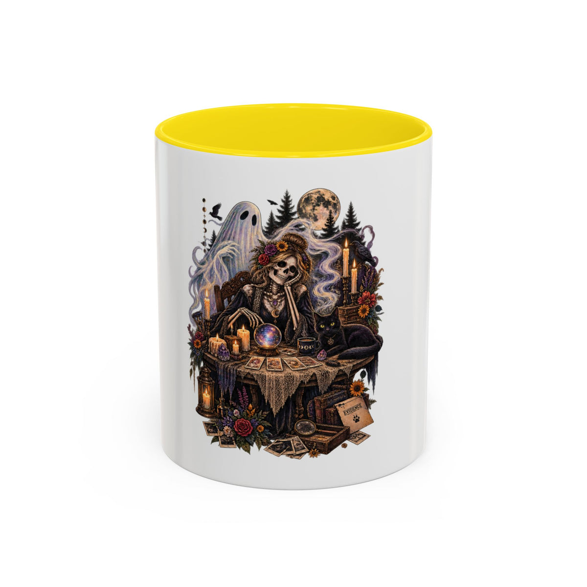 Witchy Halloween Coffee Mug – Spooky Seance Accent Mug (11/15oz)
