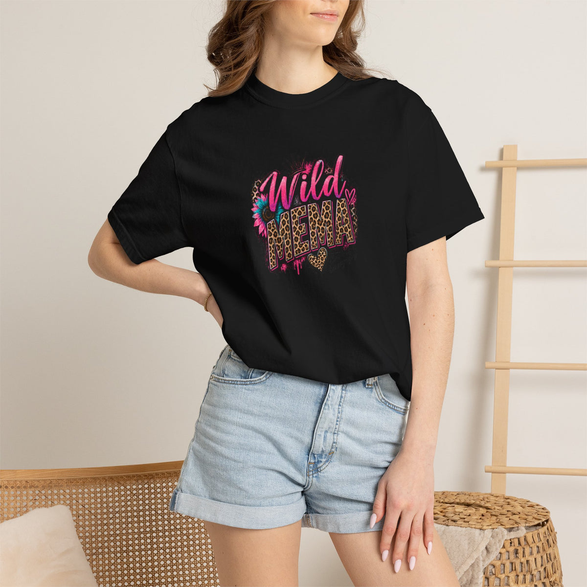 Wild MEMA Leopard Graphic T-Shirt