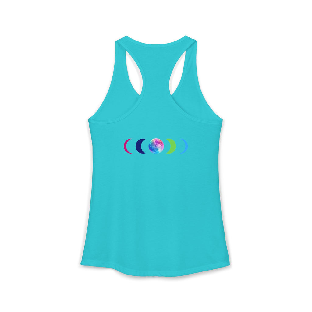Rainbow Wolf Tank Top | Women's Racerback