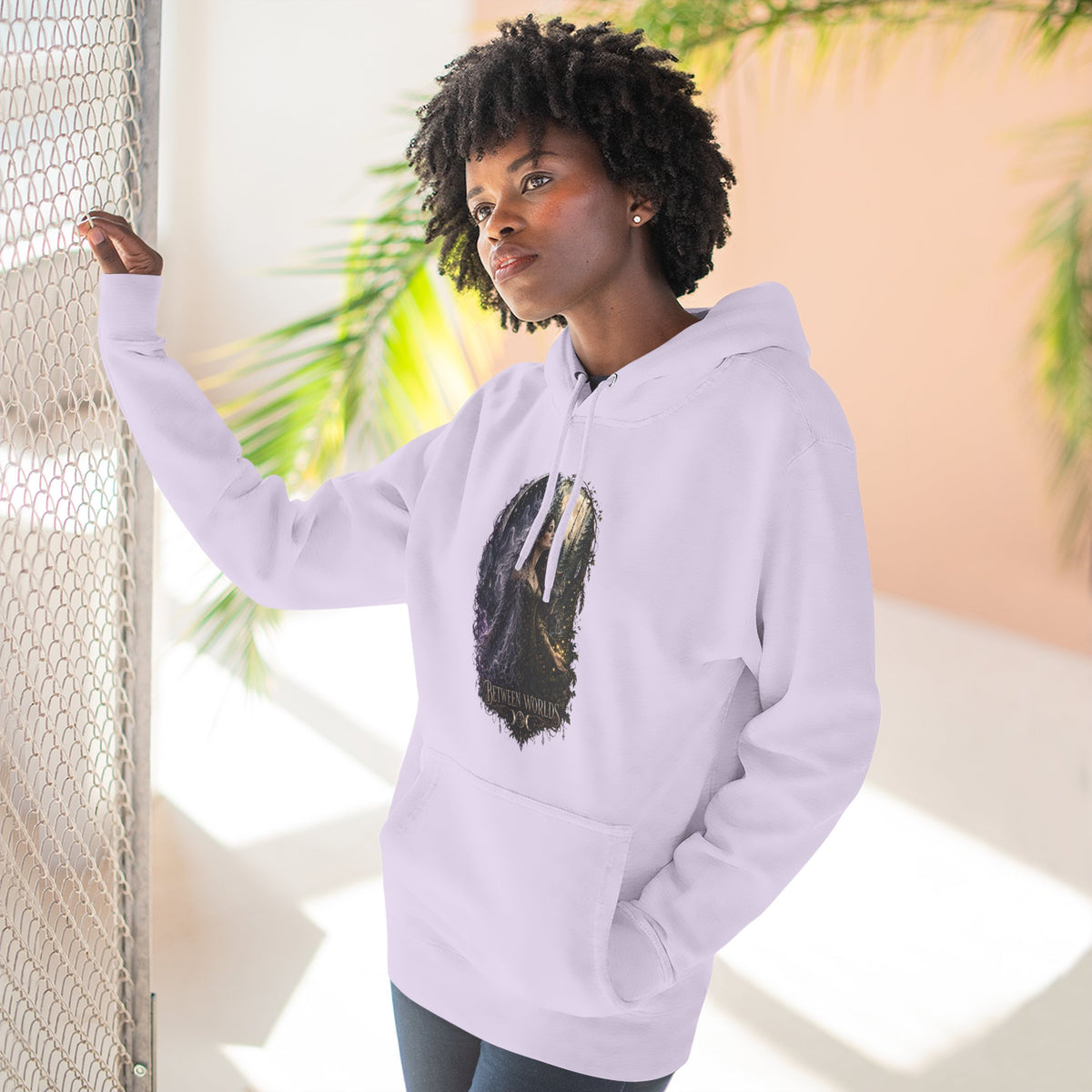 Witchy Between Worlds Ghostly Gothic Hoodie