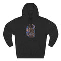 Cancer Tortoiseshell Cat Zodiac Hoodie — Zodiac Cat Graphic Fleece Pullover