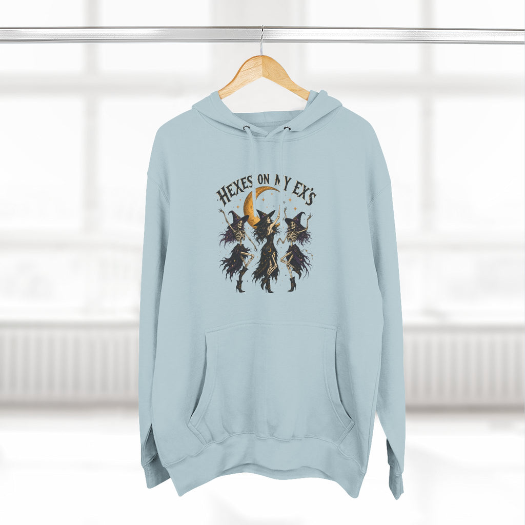 Hexes On My Exes Hoodie — Witchy Witchcraft Graphic Fleece Pullover
