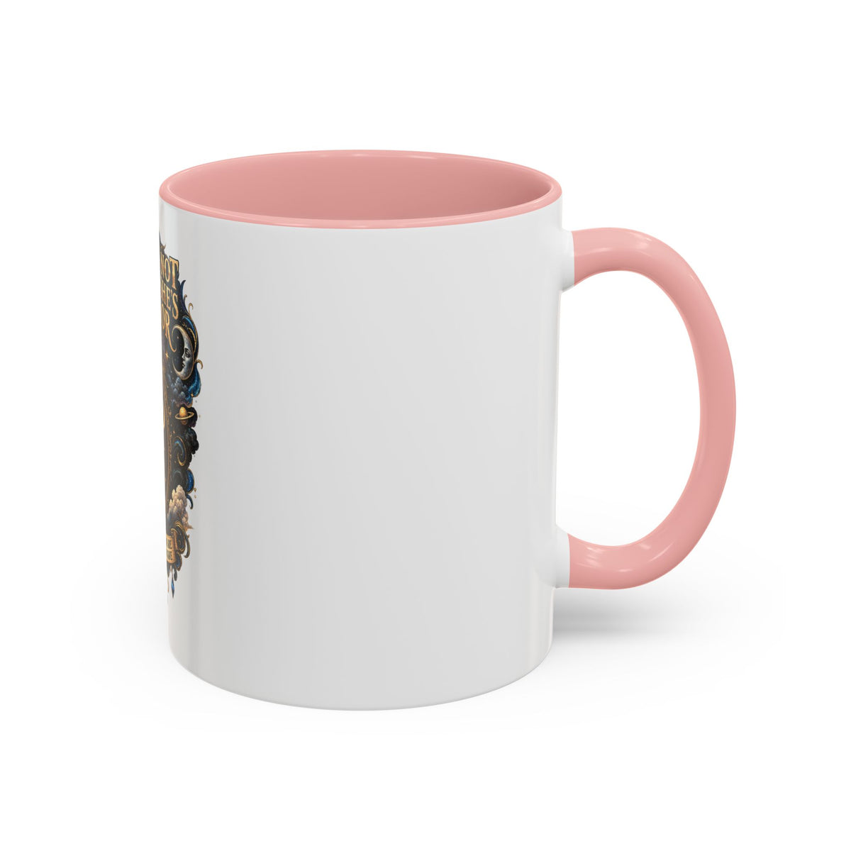 Coffee Mug — "Karma's Not a Bitch — She's a Mirror" Accent Ceramic Mug (11/15oz)