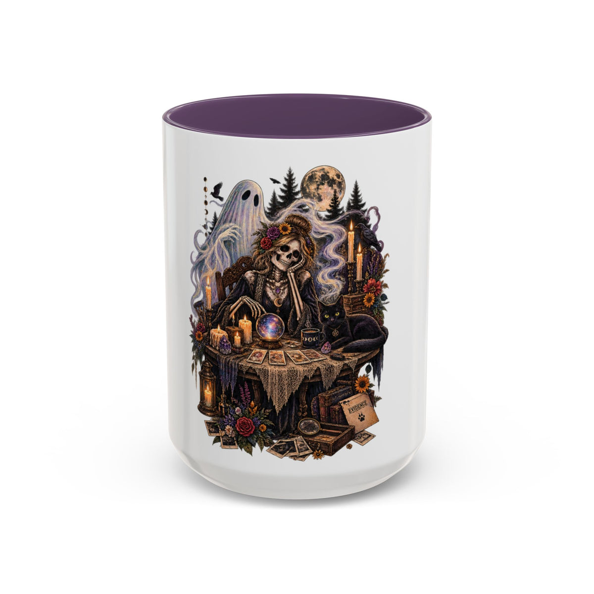 Witchy Halloween Coffee Mug – Spooky Seance Accent Mug (11/15oz)