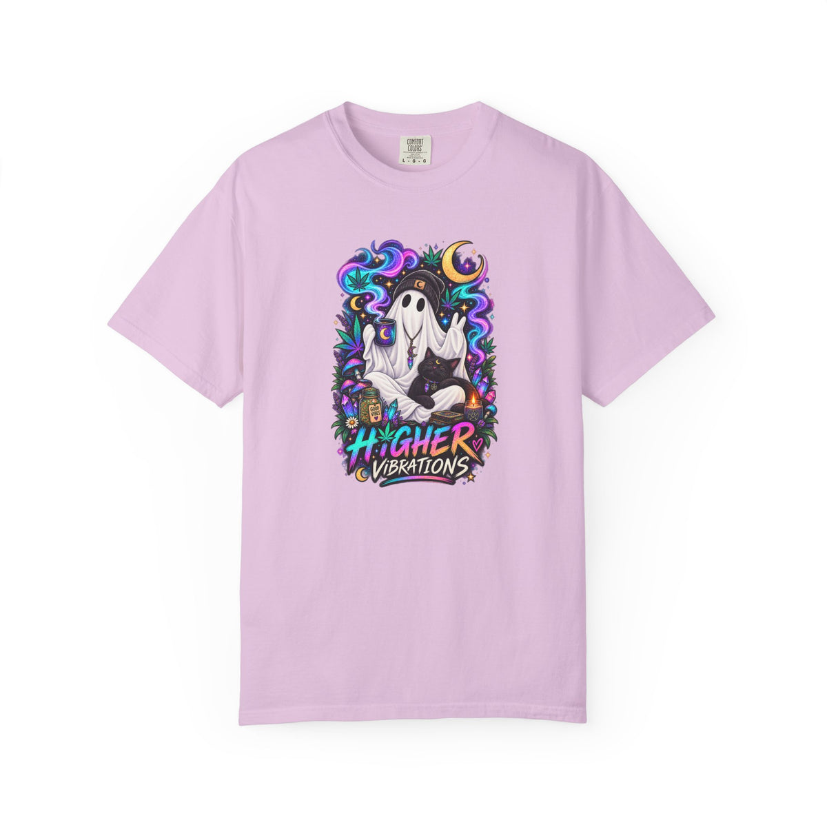 Higher Vibrations Ghost Graphic T-Shirt