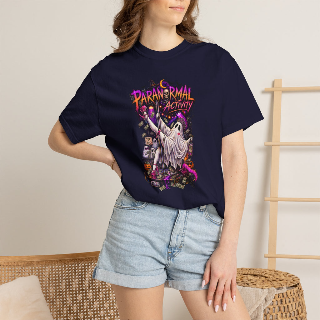 Paranormal Activity Ghost T-Shirt= Halloween ghost tee