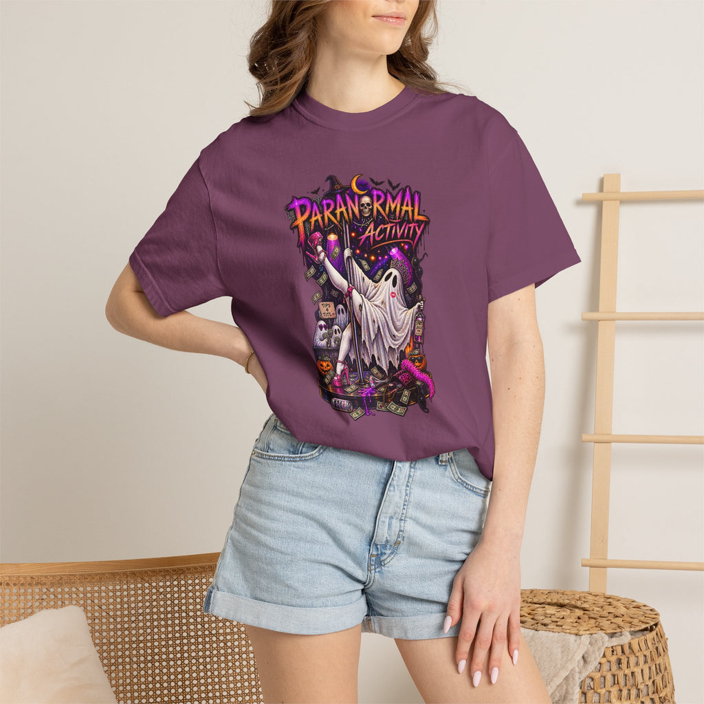 Paranormal Activity Ghost T-Shirt= Halloween ghost tee