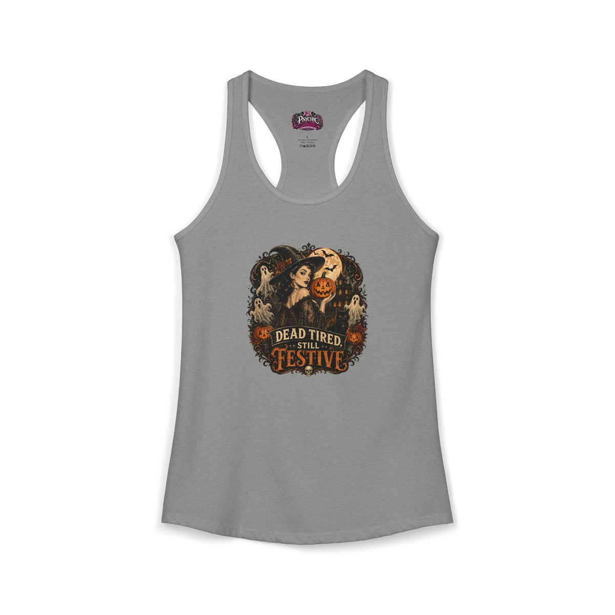 Dead Tired Humor Halloween Tank