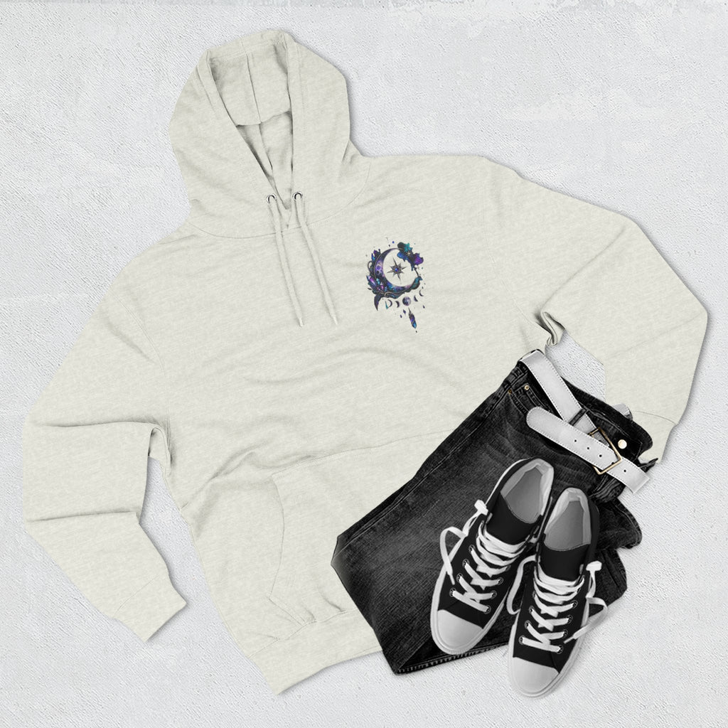 Mystic Moon Hoodie — "Trust the Signs" Celestial Fleece Pullover