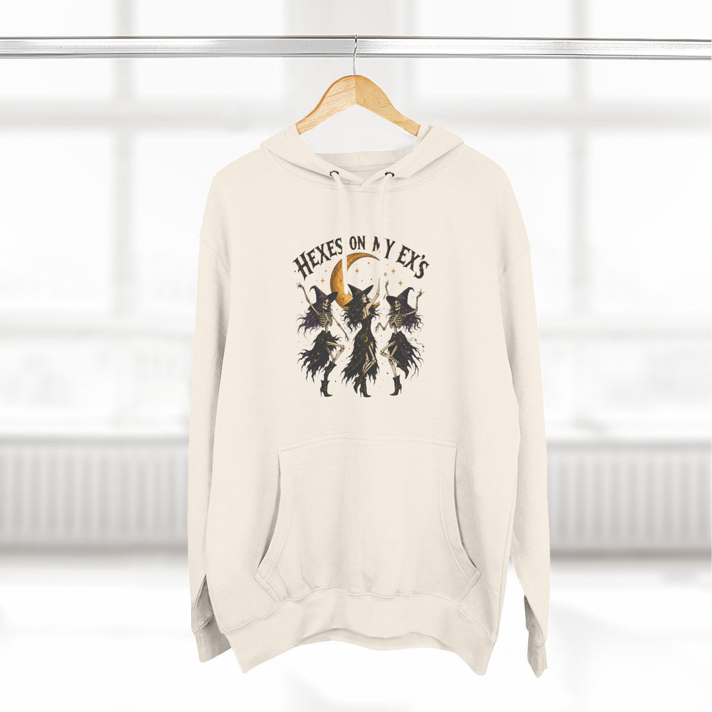 Hexes On My Exes Hoodie — Witchy Witchcraft Graphic Fleece Pullover