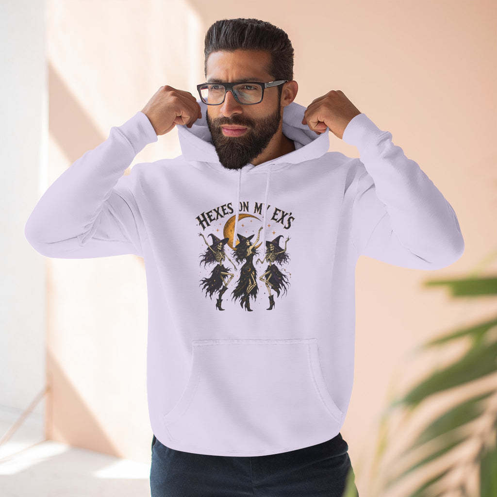 Hexes On My Exes Hoodie — Witchy Witchcraft Graphic Fleece Pullover