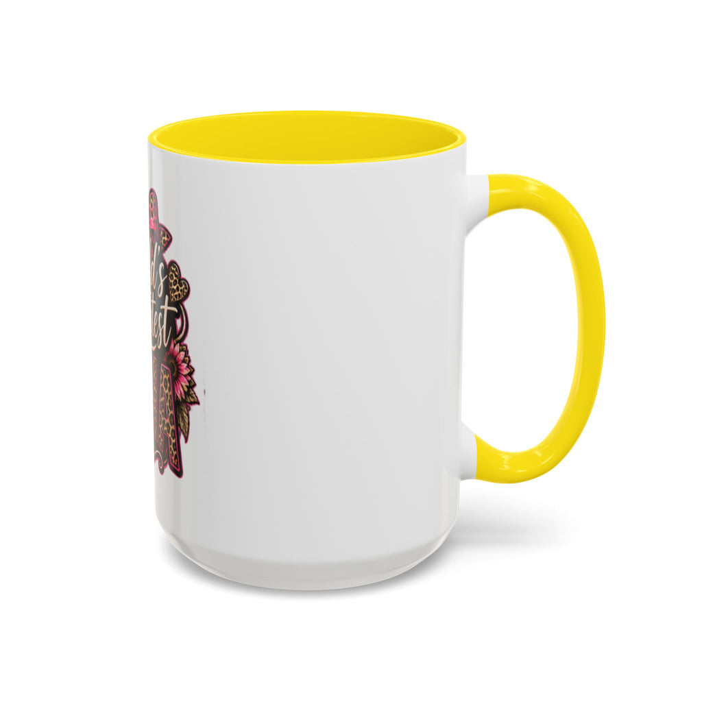 World's Greatest Mema Accent Coffee Mug – Leopard Pink Bow Gift for Grandma (11/15 oz)