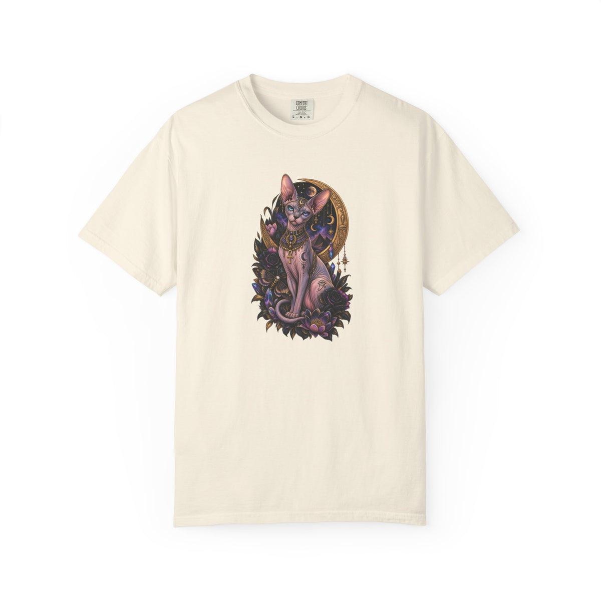 Egyptian Sphynx Moon cat Graphic T-Shirt