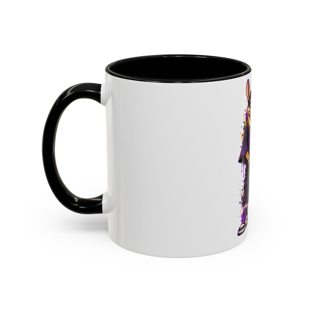 Kangaroo Streetwear Coffee Mug — "FAFO I Have Time" Accent Mug