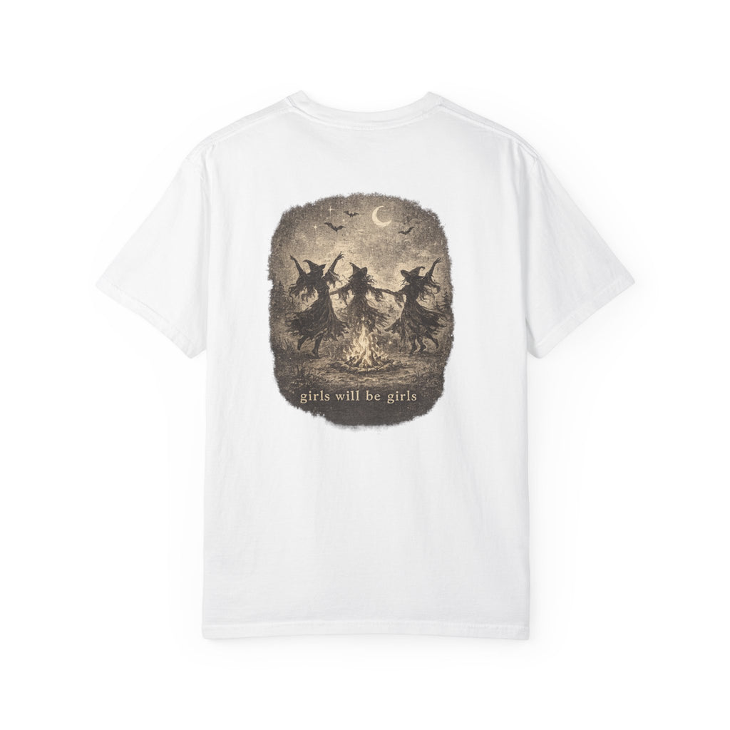 Witch Sisters T-Shirt — "Girls Will Be Girls" Graphic Tee