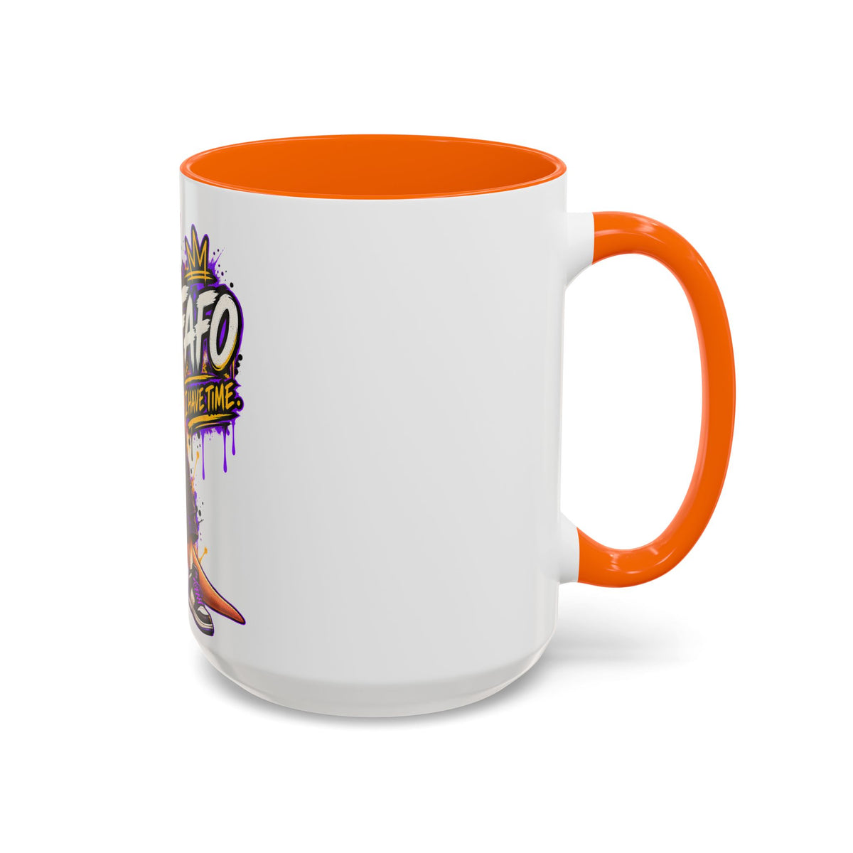 Kangaroo Streetwear Coffee Mug — "FAFO I Have Time" Accent Mug