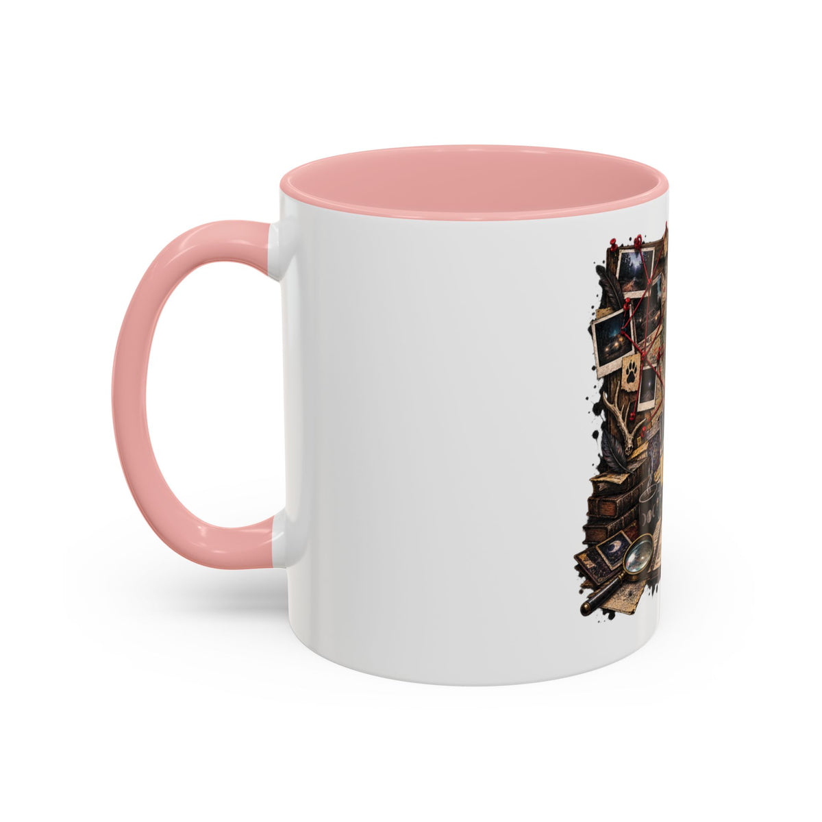 Conspiracy Board Coffee Mug — Detective Mystery Map Design (11/15oz)