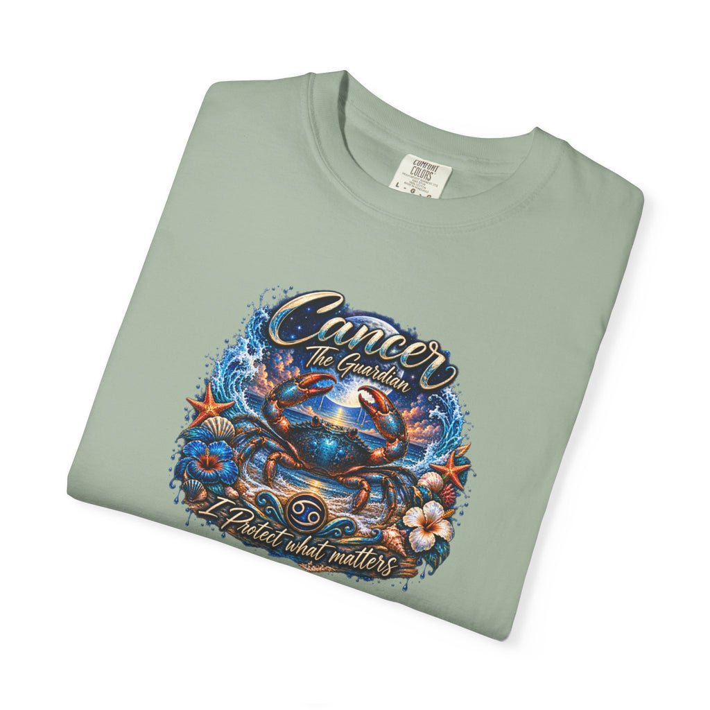 Cancer The Guardian Zodiac Tee- Born Devoted