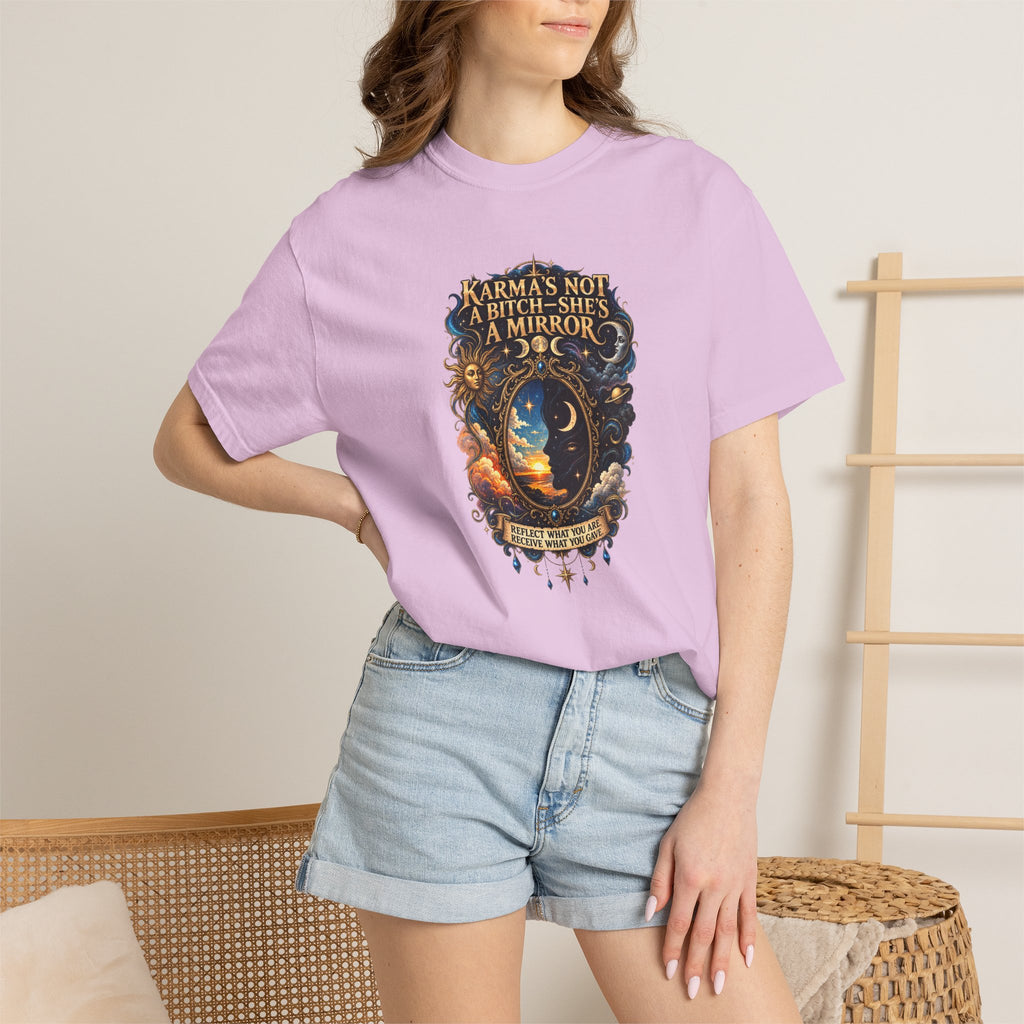 Karma's not a Bitch she's a Mirror- Mystic Tarot Graphic Tee