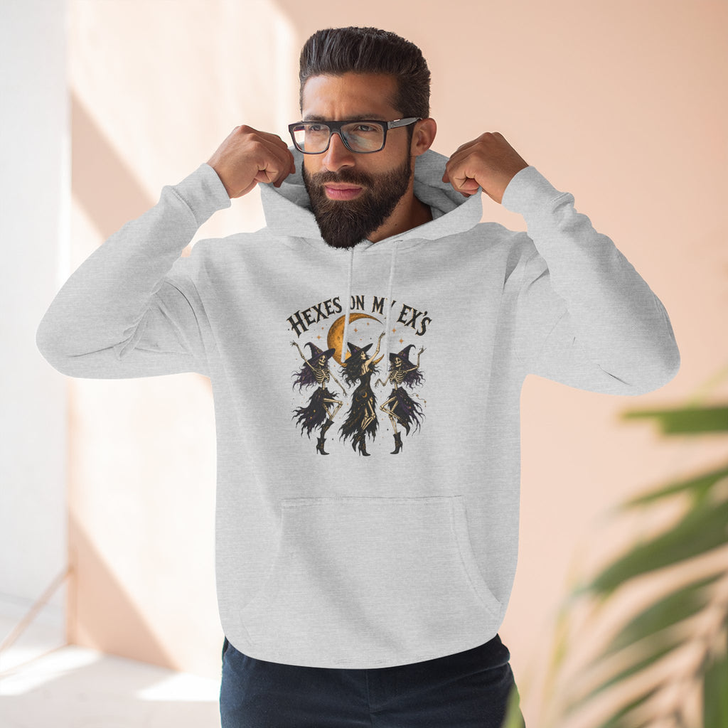 Hexes On My Exes Hoodie — Witchy Witchcraft Graphic Fleece Pullover
