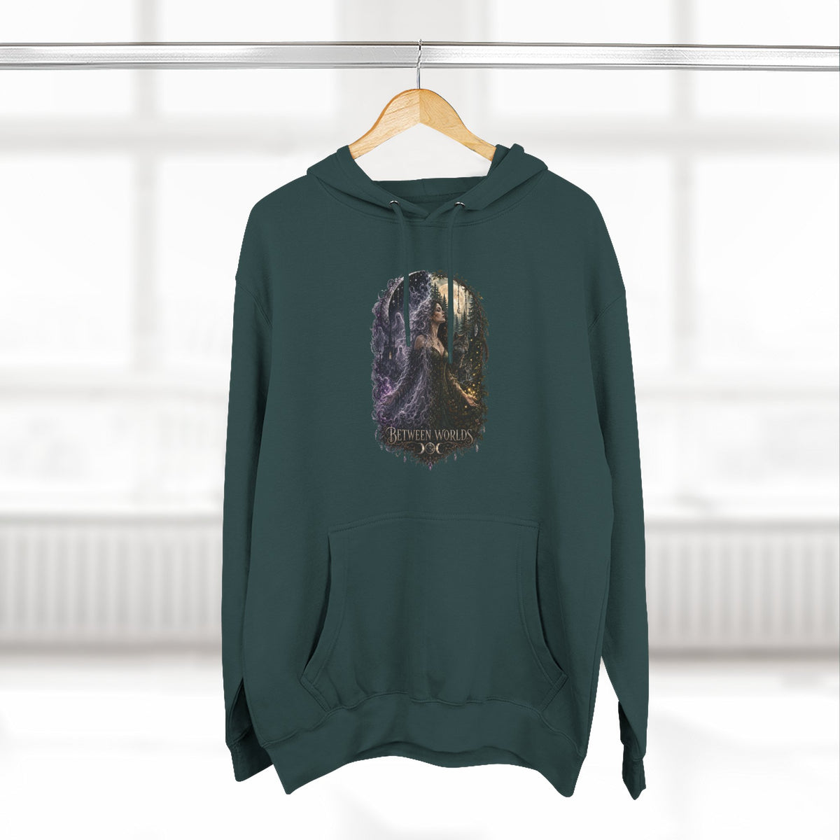 Witchy Between Worlds Ghostly Gothic Hoodie