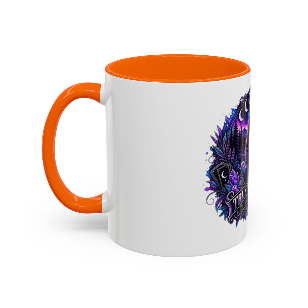 Mystic Moon Coffee Mug — "Trust the Signs" Night Sky Design