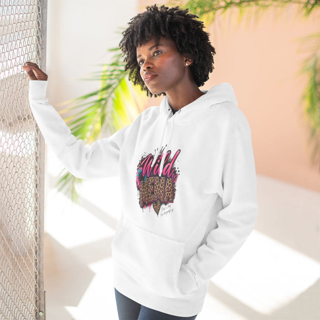 Wild Heart MEMA Leopard Print Hoodie — Women’s Trendy Graphic Pullover