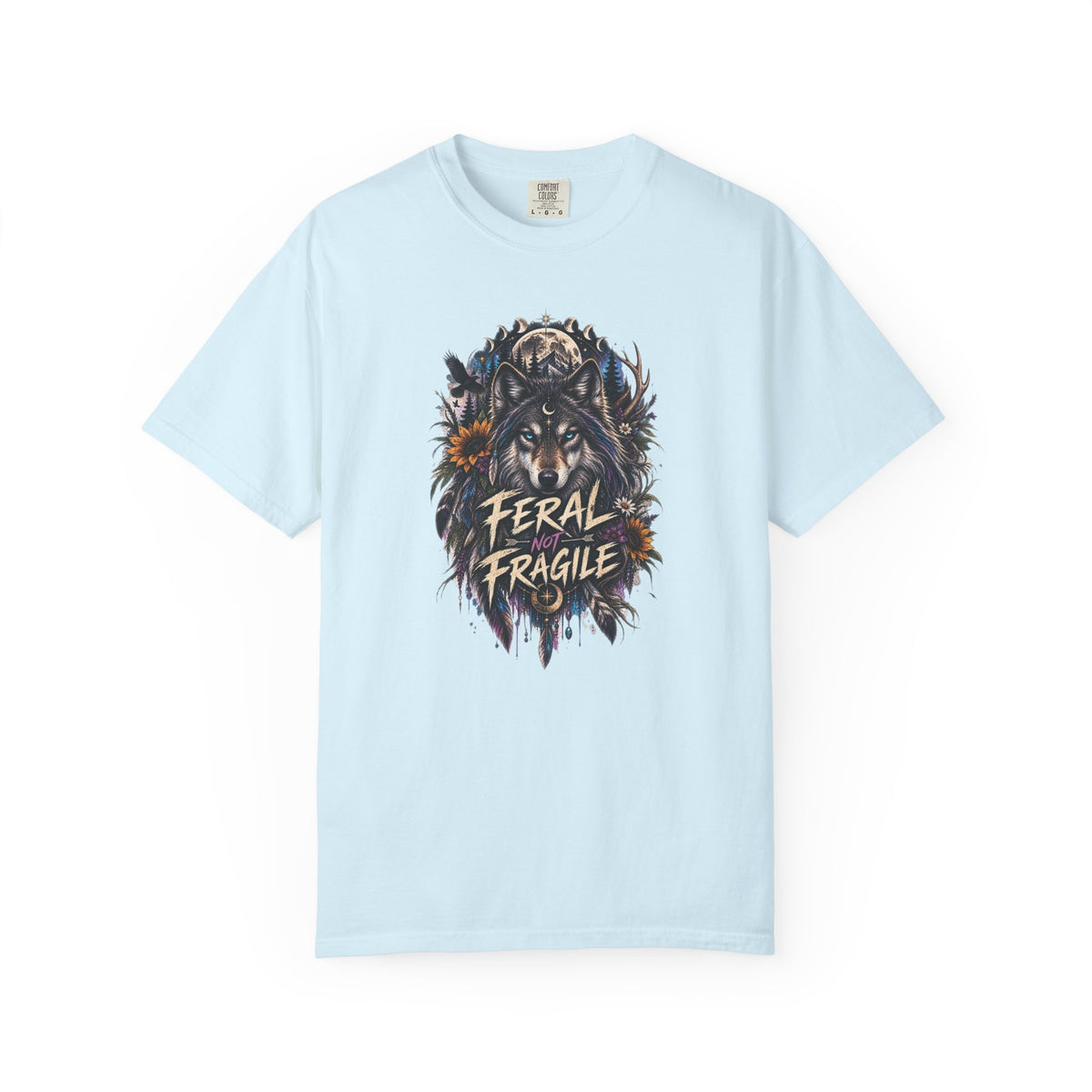 Feral Fragile Wolf T-Shirt — Vintage Wildlife Graphic Tee