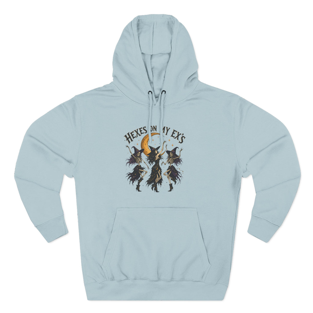 Hexes On My Exes Hoodie — Witchy Witchcraft Graphic Fleece Pullover