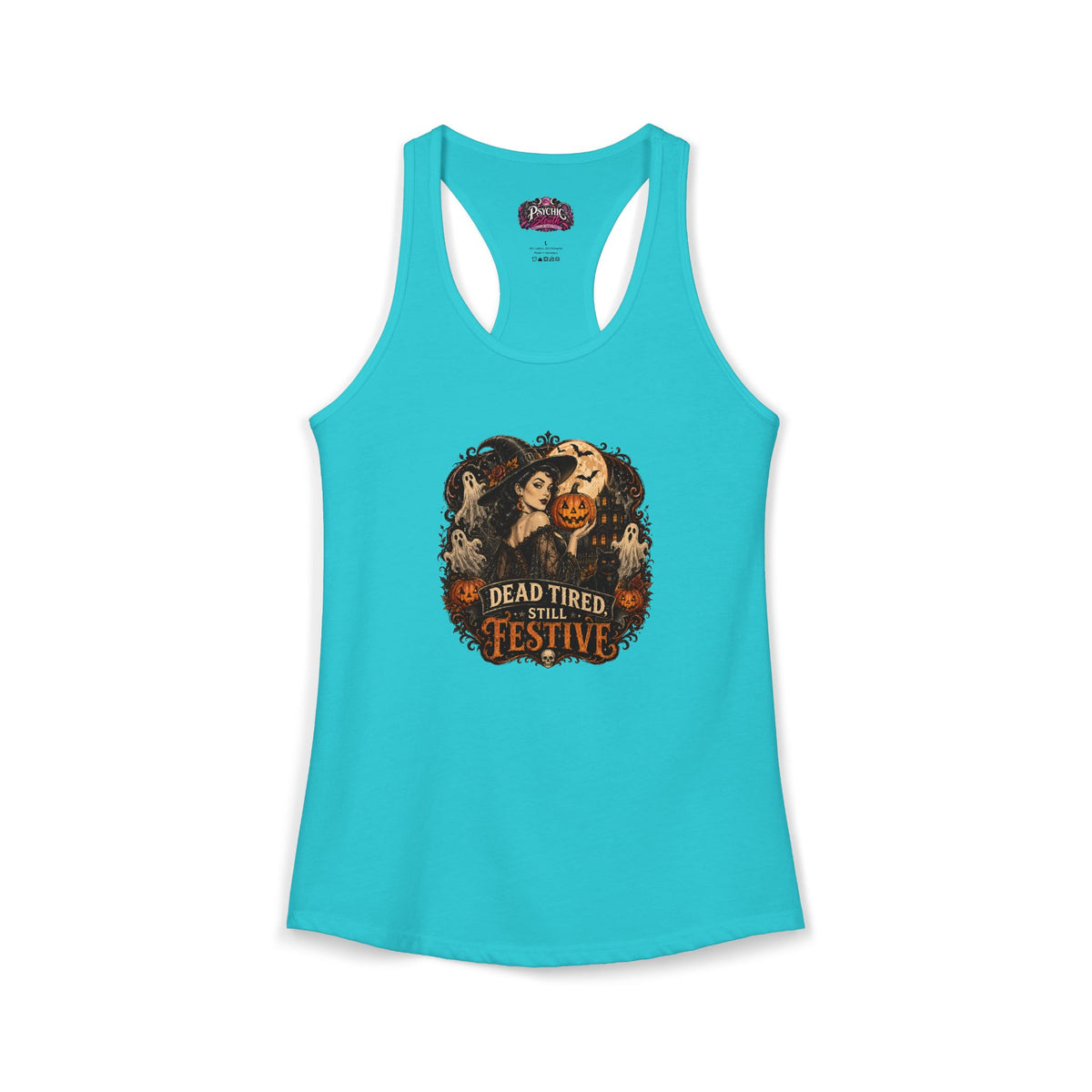 Dead Tired Humor Halloween Tank