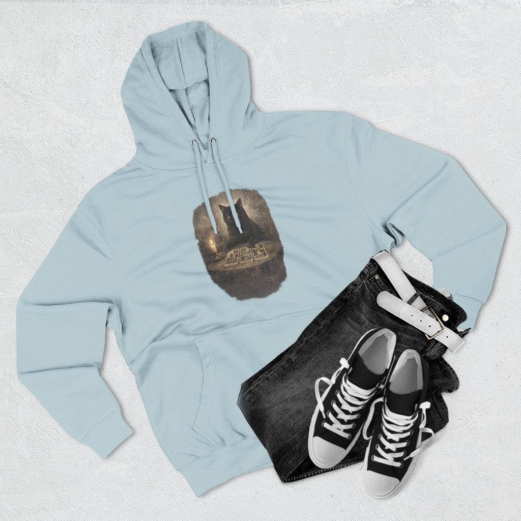 Tarot Black Cat Pull Over Hoodie