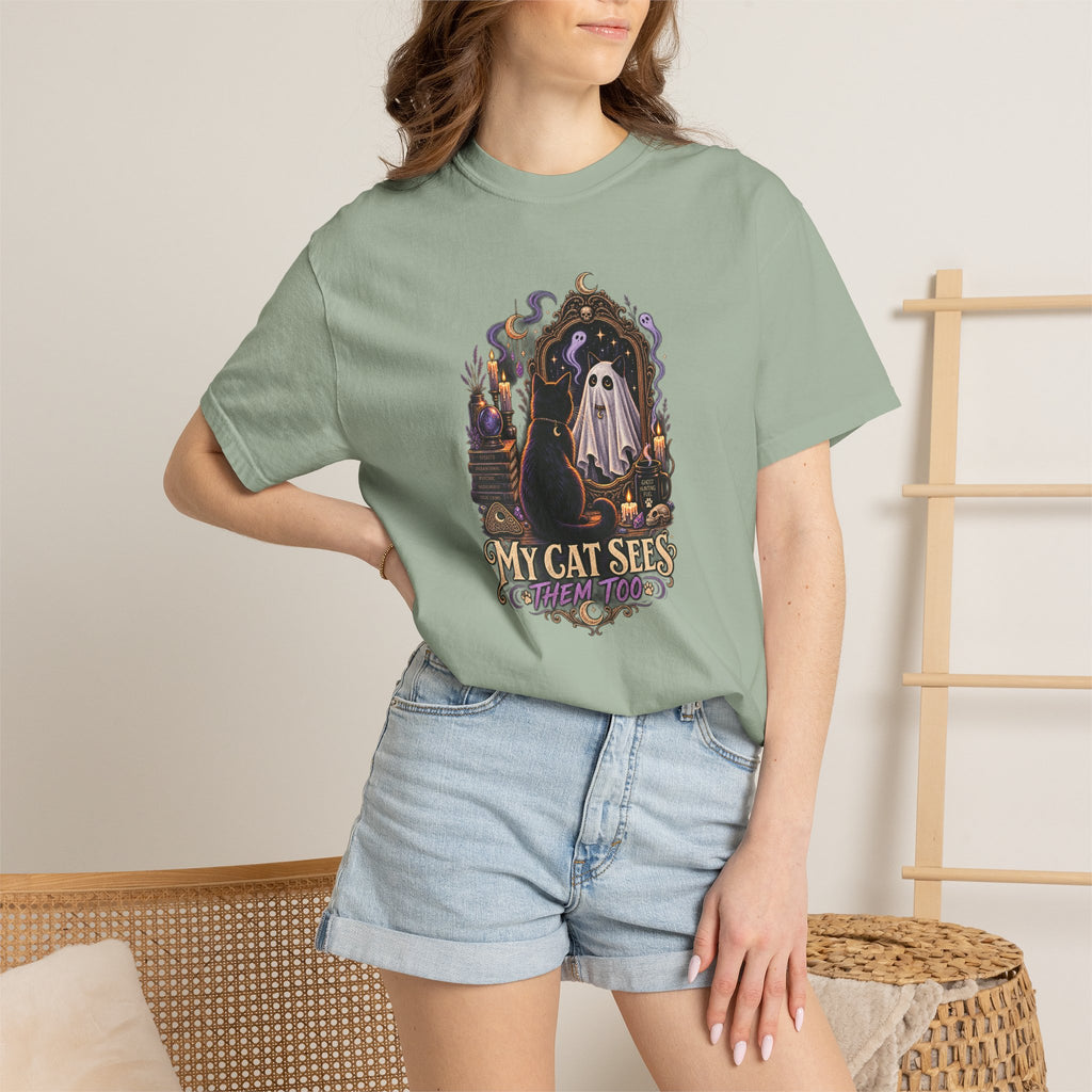 My Cat Sees Ghosts T-Shirt