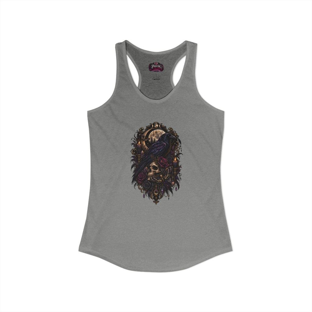 Raven Skeleton Goth Tank