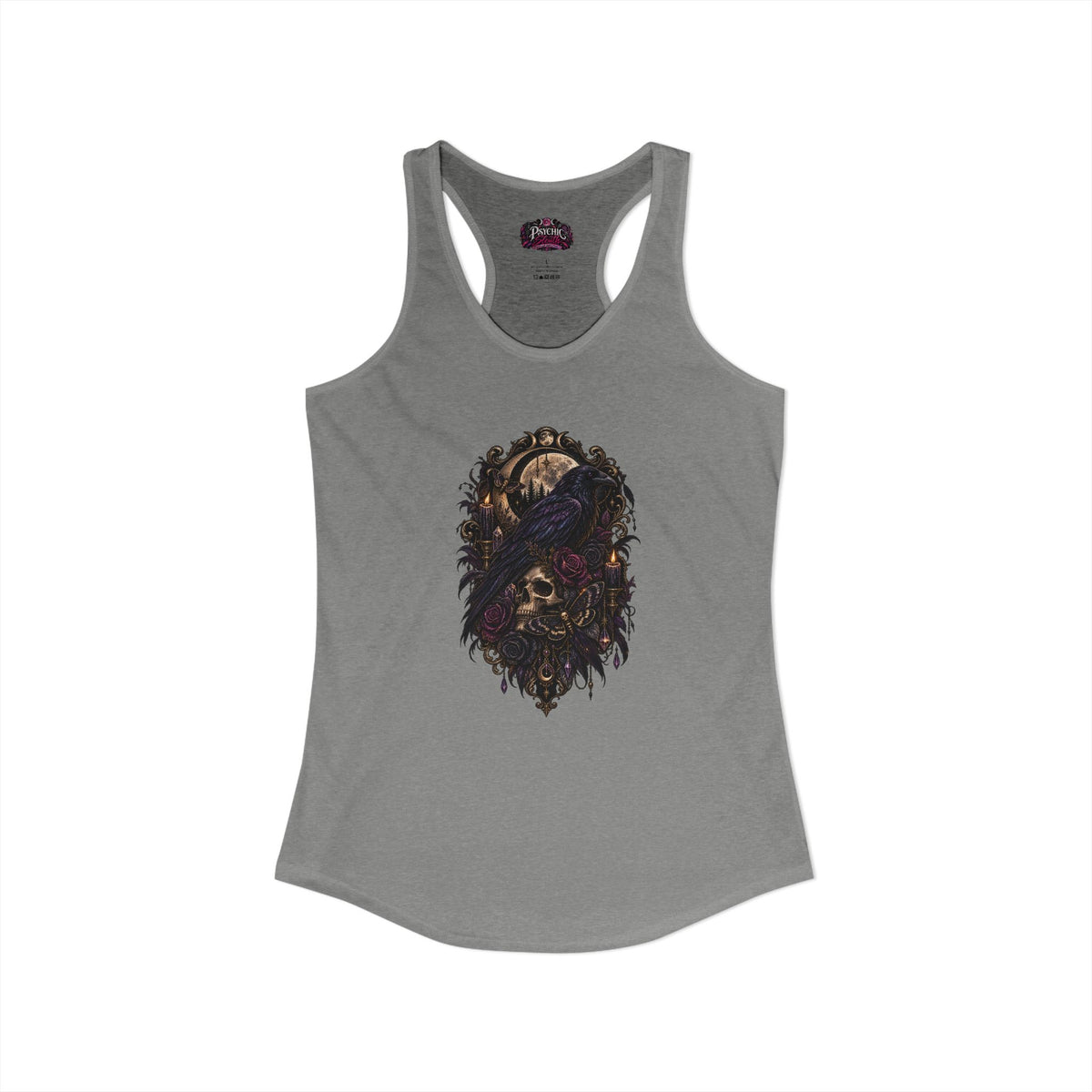 Raven Skeleton Goth Tank