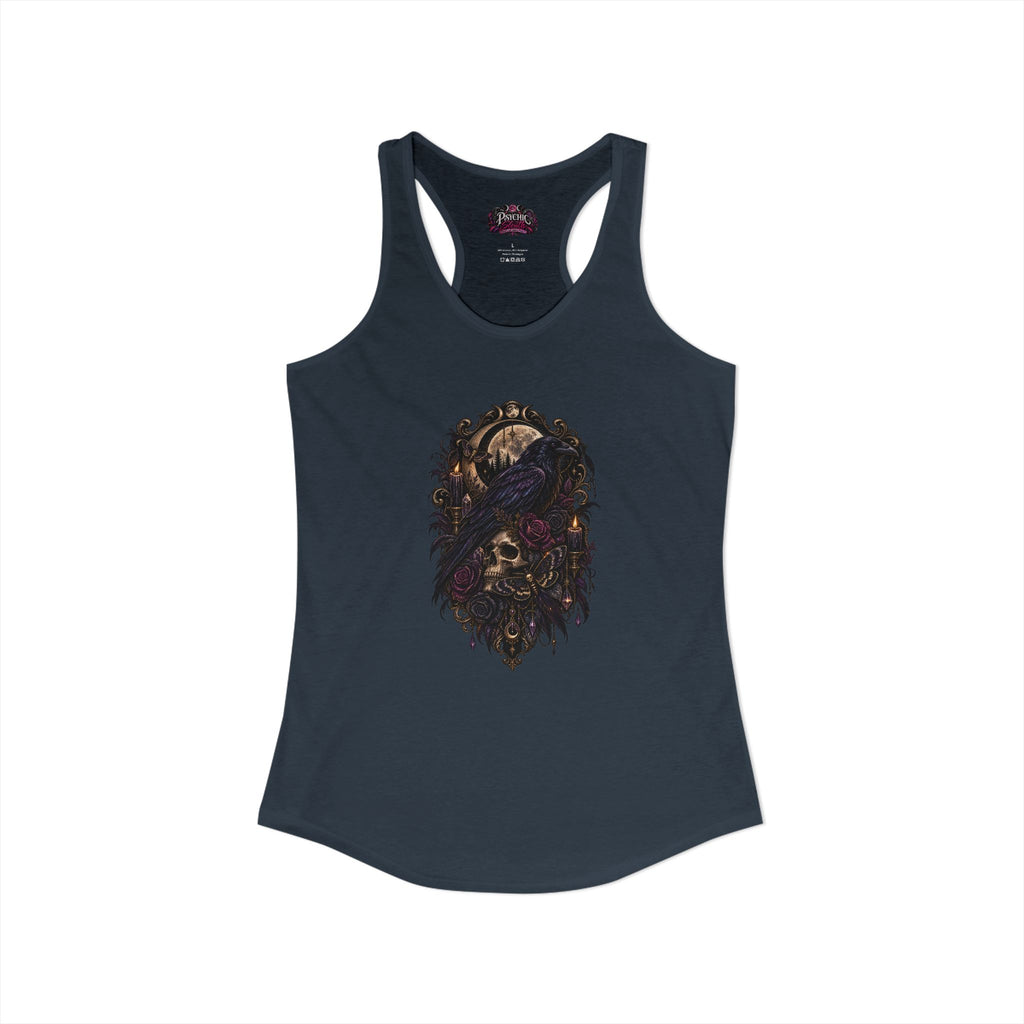 Raven Skeleton Goth Tank