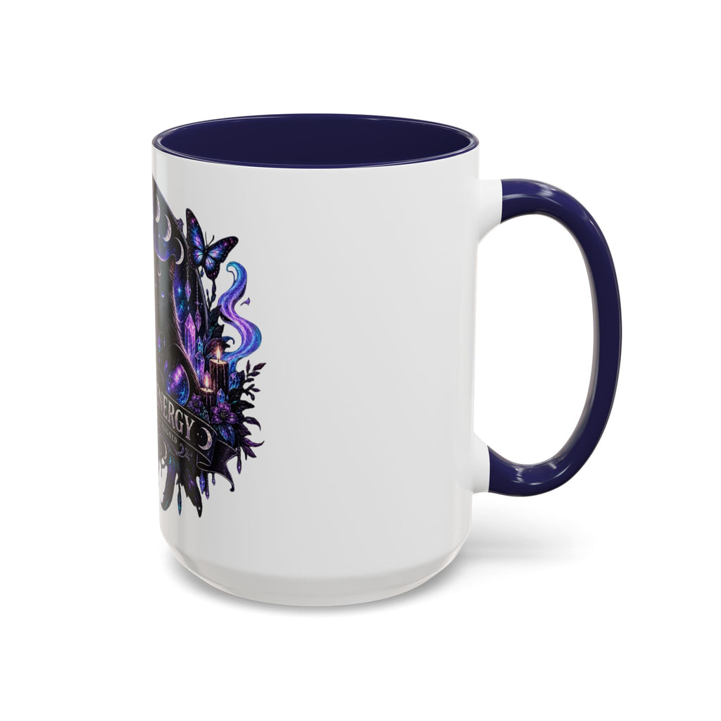 Own Your Energy Black Cat Coffee Mug – Spiritual Moon Phase Tea Cup