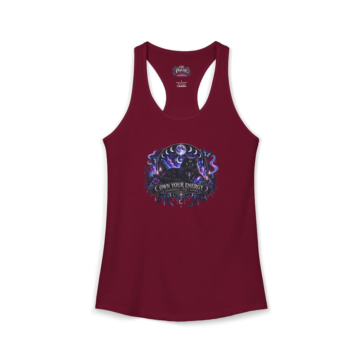 Own your Energy Majestic Black Cat Tank