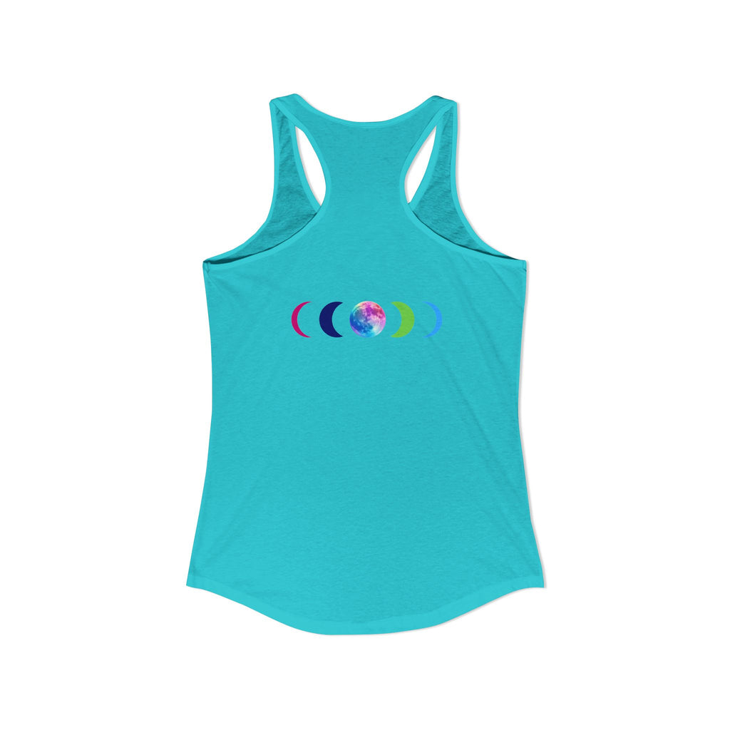 Rainbow Wolf Tank Top | Women's Racerback