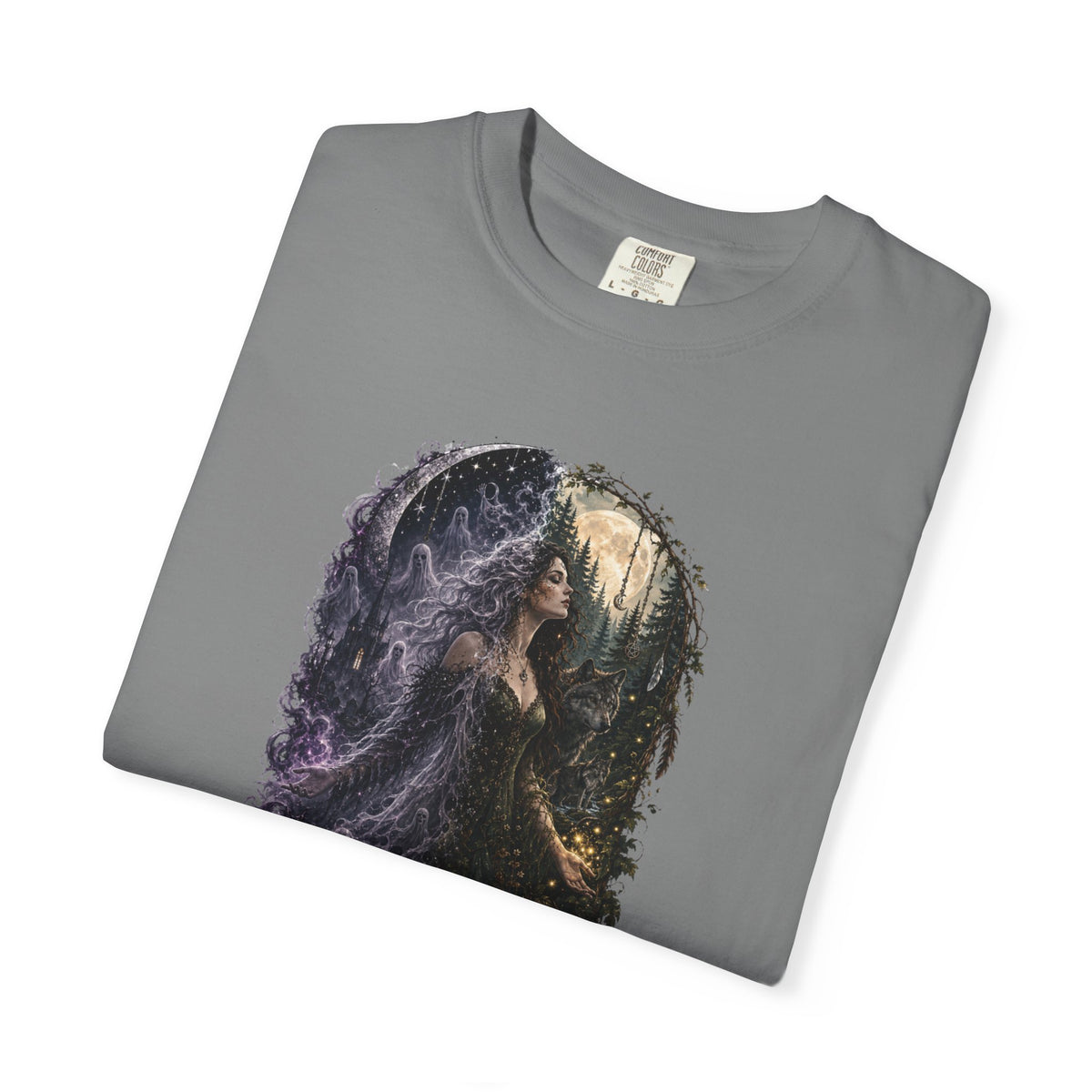 Fantasy Forest T-Shirt — "Between Worlds" Witchy Art Tee