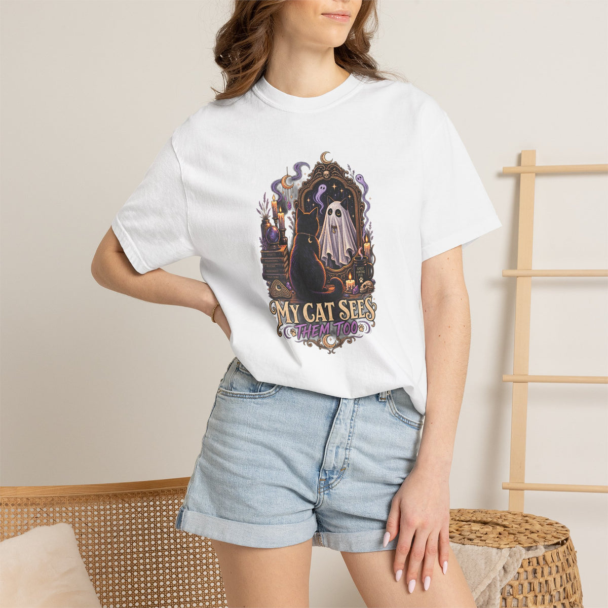 My Cat Sees Ghosts T-Shirt