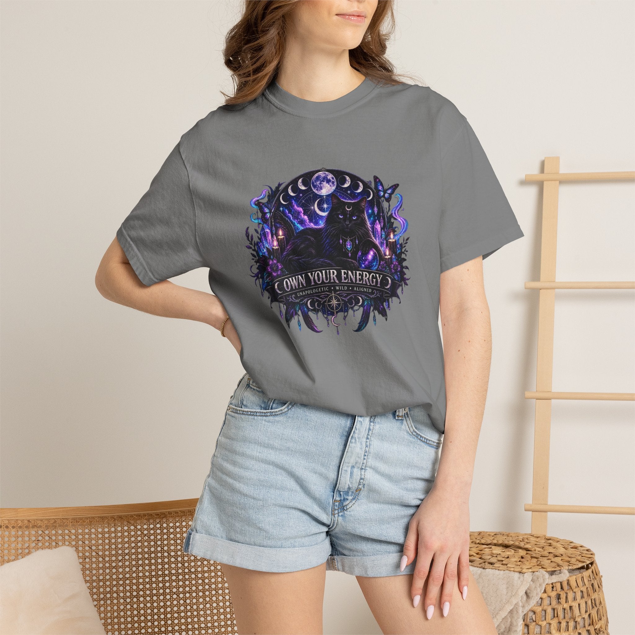 Own Your Energy T-Shirt — Mystic Moon Forest Graphic Tee
